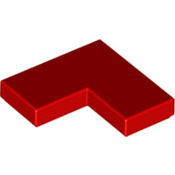 LEGO® los onderdeel Tegel Algemeen in kleur Rood 14719