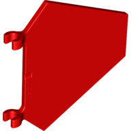 Plaatje in Gallery viewer laden, LEGO® los onderdeel Vlag in kleur Rood x1435