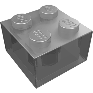 LEGO® los onderdeel Steen in kleur Doorzichtig Zwart 3003