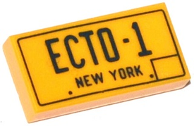 LEGO® Tegel met Motief Helder Licht Oranje 3069bpb0312