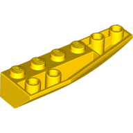 LEGO® los onderdeel Wig in kleur Geel 41764