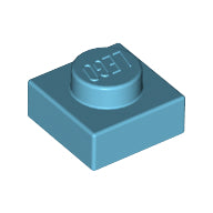 LEGO® los onderdeel Plaat Algemeen Medium Azuurblauw 3024