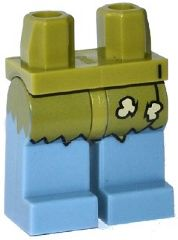 LEGO® los onderdeel Benen met Motief Olijfgroen 970c55pb08
