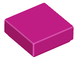 Plaatje in Gallery viewer laden, LEGO® los onderdeel Tegel Algemeen in kleur Magenta 3070b