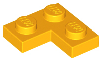 LEGO® los onderdeel Plaat Algemeen Helder Licht Oranje 2420
