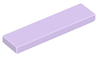 Plaatje in Gallery viewer laden, LEGO® los onderdeel Tegel Algemeen in kleur Lavendel 2431