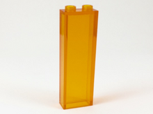 Plaatje in Gallery viewer laden, LEGO® los onderdeel Steen in kleur Doorzichtig Oranje 46212