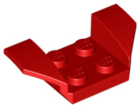 Plaatje in Gallery viewer laden, LEGO® los onderdeel Spatbord in kleur Rood 41854