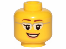 Plaatje in Gallery viewer laden, LEGO® los onderdeel Hoofd in kleur Geel 3626cpb1210