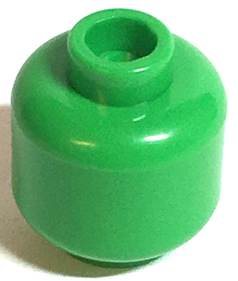LEGO® los onderdeel Hoofd in kleur Fel Groen 3626c