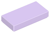 LEGO® los onderdeel Tegel Algemeen in kleur Lavendel 3069b