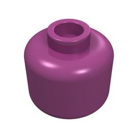 LEGO® los onderdeel Hoofd in kleur Magenta 3626c