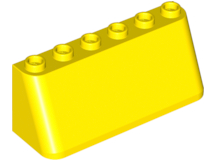 Plaatje in Gallery viewer laden, LEGO® los onderdeel Voorruit in kleur Geel 4176