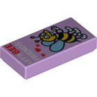 LEGO® los onderdeel Tegel met Motief Lavendel 3069bpb374