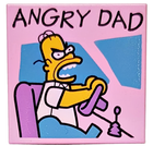 LEGO® los onderdeel Tegel met Motief Fel Roze 3068bpb0920