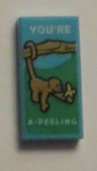 LEGO® Tegel met Motief Medium Azuurblauw 3069bpb0373