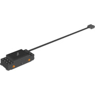 LEGO® los onderdeel Treinmotor in kleur Zwart 87574c01