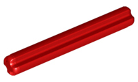 LEGO® los onderdeel Technische As in kleur Rood 3705