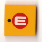 LEGO® Tegel met Motief Helder Licht Oranje 3068bpb0683