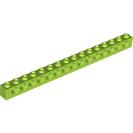 Plaatje in Gallery viewer laden, LEGO® los onderdeel Technische Steen in kleur Limoen 3703