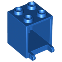 LEGO® los onderdeel Container in kleur Blauw 4345