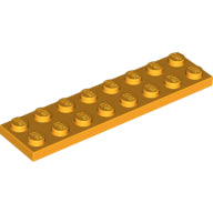LEGO® los onderdeel Plaat Algemeen Helder Licht Oranje 3034