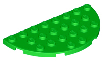 LEGO® los onderdeel Plaat Rond in kleur Fel Groen 22888