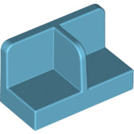 LEGO® los onderdeel Paneel in kleur Medium Azuurblauw 93095