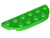 LEGO® los onderdeel Plaat Rond in kleur Fel Groen 18980