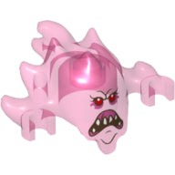 s Ghostbusters Ghost met open mond grimaspatroon in Doorzichtig Donkerroze