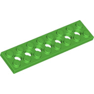 Plaatje in Gallery viewer laden, LEGO® los onderdeel Technische Plaat in kleur Fel Groen 3738