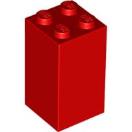 LEGO® los onderdeel Steen in kleur Rood 30145