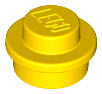 LEGO® los onderdeel Plaat Rond in kleur Geel 4073