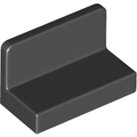 LEGO® los onderdeel Paneel in kleur Zwart 4865b