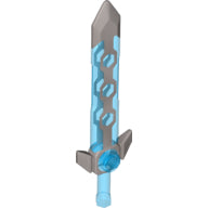 LEGO® los onderdeel Wapen Doorzichtig Donkerblauw 24108pb01