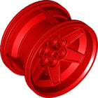 LEGO® los onderdeel Wiel in kleur Rood 15038
