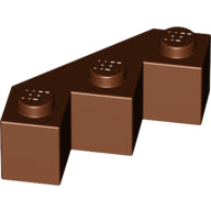 LEGO® los onderdeel Steen Aangepast Roodachtig Bruin 2462