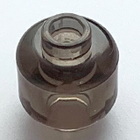 LEGO® los onderdeel Hoofd in kleur Doorzichtig Zwart 3626c