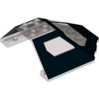 Voorruit met Motief Windscreen 6 x 6 x 2 Canopy with SW Krennic's Imperial Shuttle Pattern in Doorzichtig Zwart