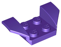 LEGO® los onderdeel Spatbord in kleur Donkerpaars 41854