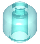 LEGO® los onderdeel Hoofd Doorzichtig Lichtblauw 28621