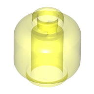 LEGO® los onderdeel Hoofd Doorzichtig Neon Groen 28621