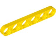 LEGO® los onderdeel Technische Hefbalk in kleur Geel 32063