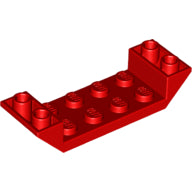 Plaatje in Gallery viewer laden, LEGO® los onderdeel Dakpan Omgekeerd in kleur Rood 22889