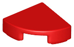 LEGO® los onderdeel Tegel Rond in kleur Rood 25269