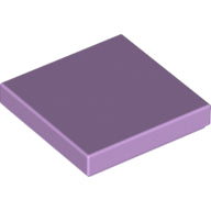 LEGO® los onderdeel Tegel Algemeen in kleur Lavendel 3068b