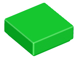 Plaatje in Gallery viewer laden, LEGO® los onderdeel Tegel Algemeen in kleur Fel Groen 3070b