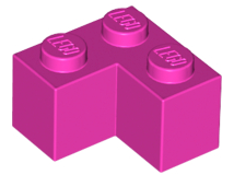 Plaatje in Gallery viewer laden, LEGO® los onderdeel Steen in kleur Donker Roze 2357