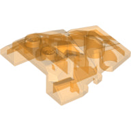 LEGO® los onderdeel Wig in kleur Doorzichtig Oranje 64867