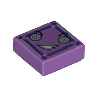 LEGO® onderdeel Tegel met Motief Medium Lavendel 3070bpb116